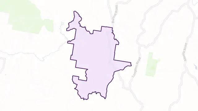 Banoon Area Boundary Map