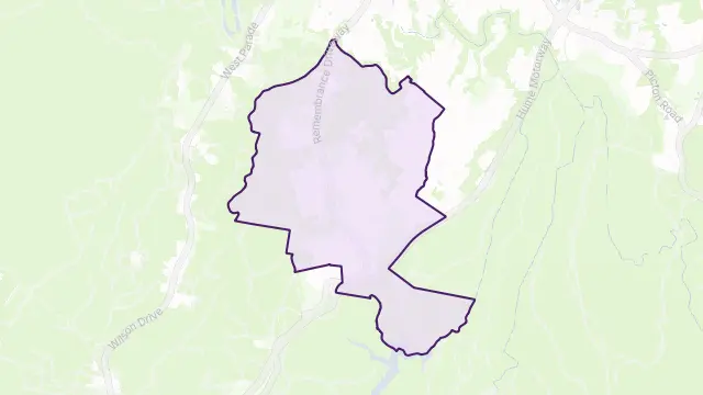 Bargo Area Boundary Map