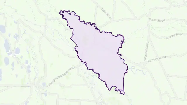 Barham Area Boundary Map