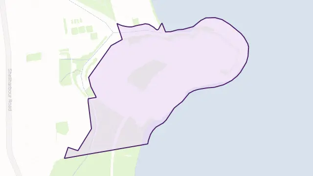 Barrack Point Area Boundary Map