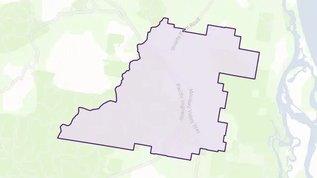 Barraganyatti Area Boundary Map