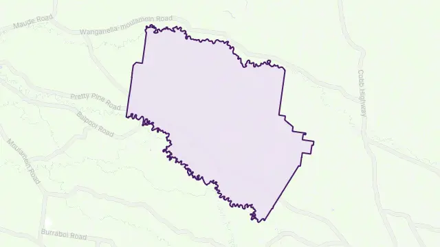 Barratta Area Boundary Map
