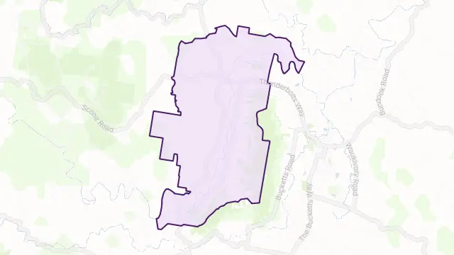Barrington Area Boundary Map