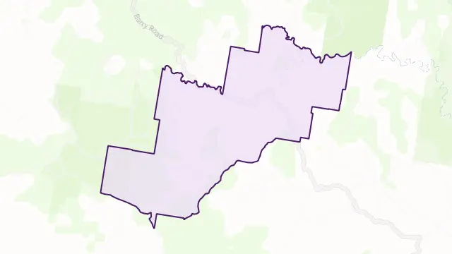 Barry Area Boundary Map