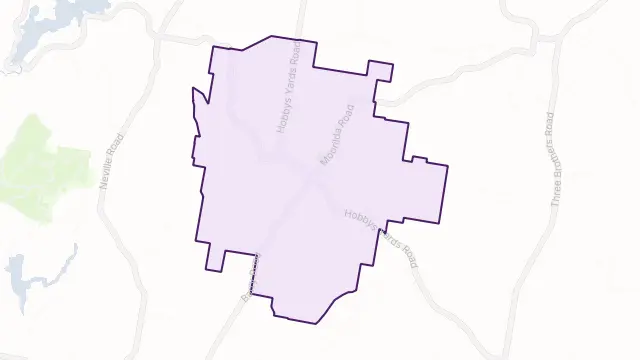 Barry Area Boundary Map
