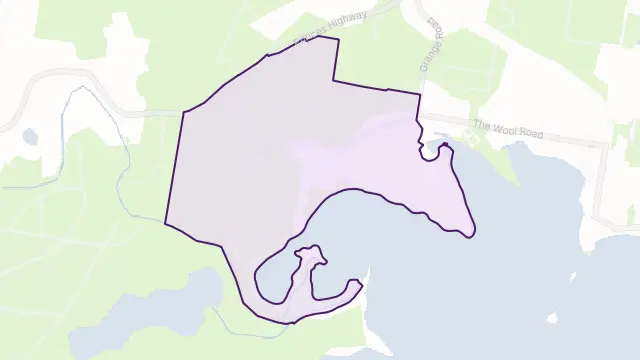 Basin View Area Boundary Map