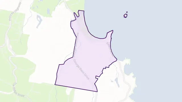 Batehaven Area Boundary Map