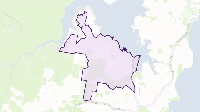 Bayview Area Boundary Map