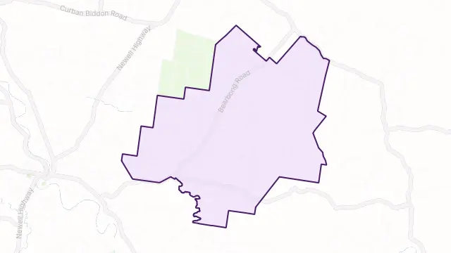Bearbong Area Boundary Map