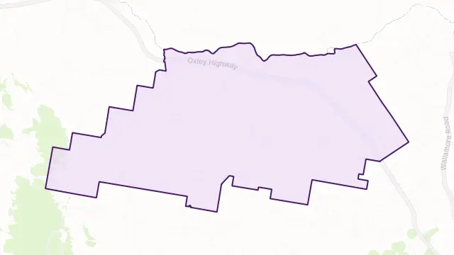 Bective Area Boundary Map