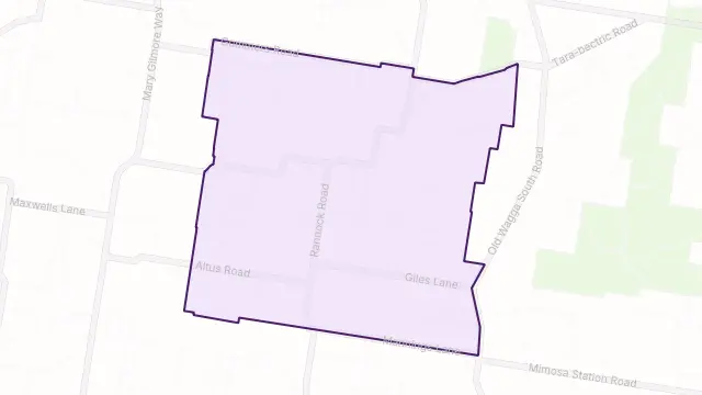 Bectric Area Boundary Map