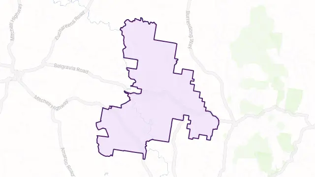 Belgravia Area Boundary Map