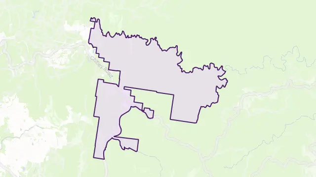 Bell Area Boundary Map