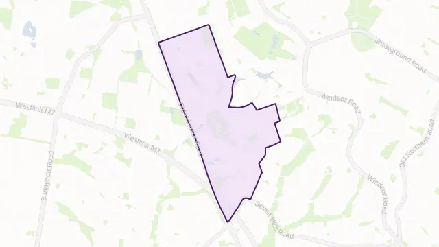 Bella Vista Area Boundary Map
