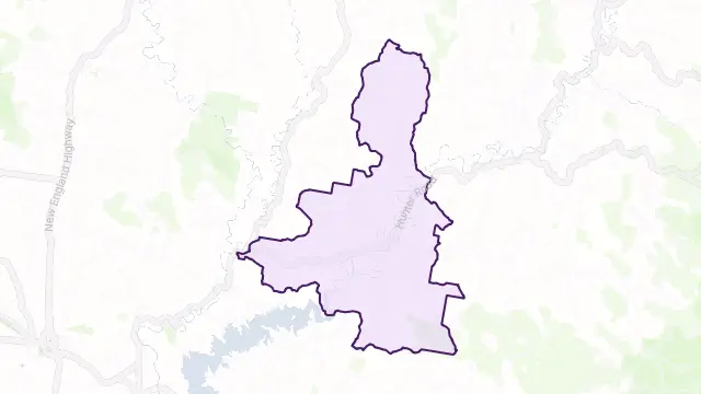 Belltrees Area Boundary Map