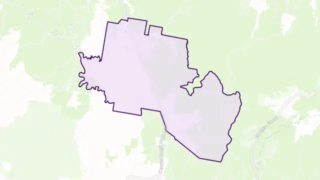 Ben Bullen Area Boundary Map