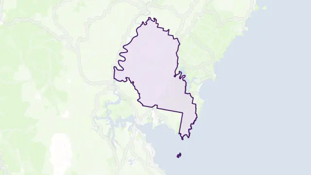 Benandarah Area Boundary Map