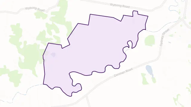 Bengalla Area Boundary Map
