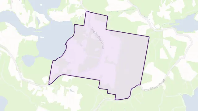 Bensville Area Boundary Map