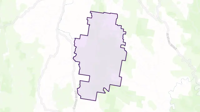 Berlang Area Boundary Map