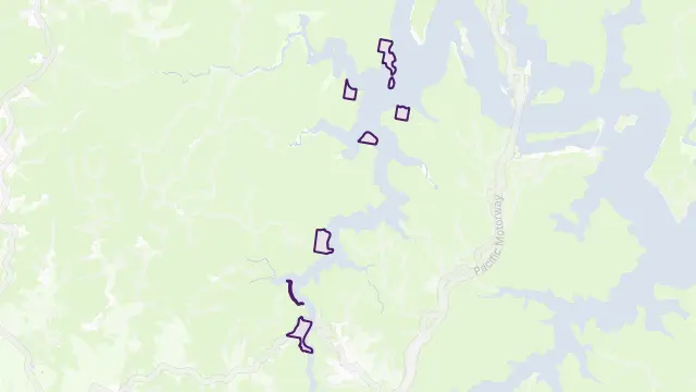 Berowra Waters Area Boundary Map