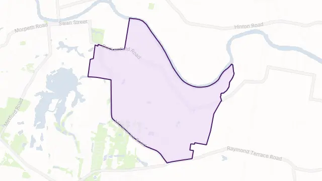 Berry Park Area Boundary Map