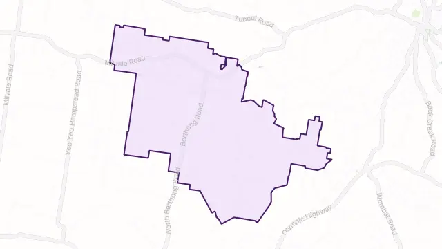 Berthong Area Boundary Map