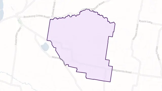 Bidgeemia Area Boundary Map
