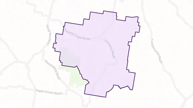 Big Springs Area Boundary Map