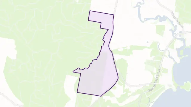 Bimbimbie Area Boundary Map