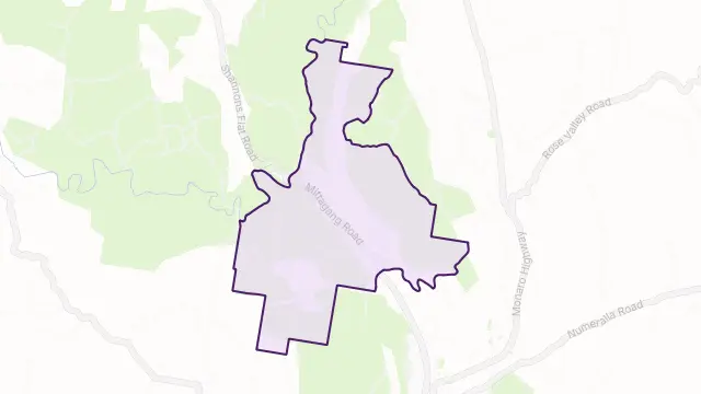Binjura Area Boundary Map