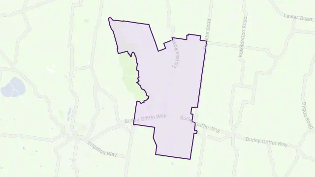 Binya Area Boundary Map