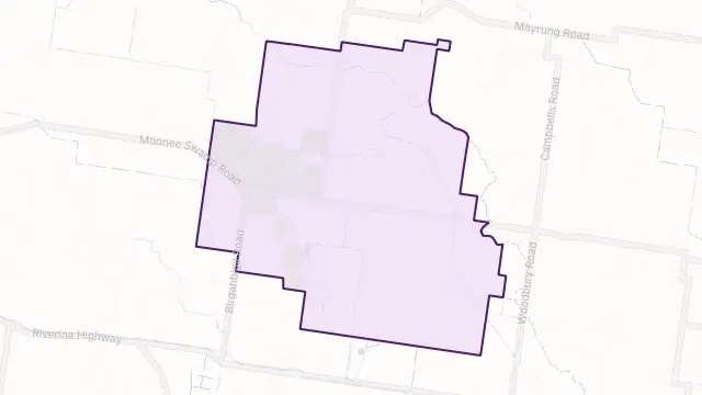Birganbigil Area Boundary Map