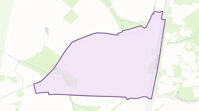 Birmingham Gardens Area Boundary Map