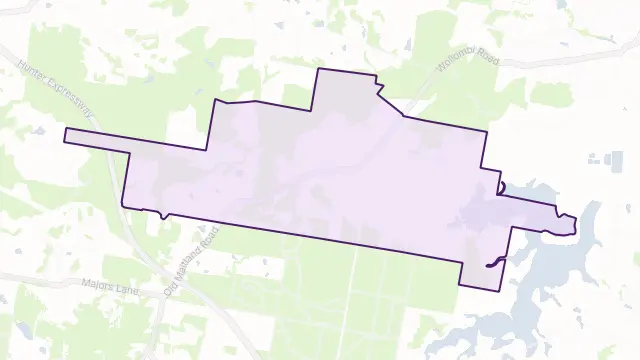 Bishops Bridge Area Boundary Map