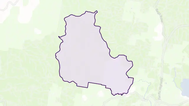 Black Creek Area Boundary Map