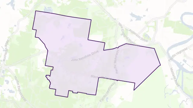 Black Hill Area Boundary Map