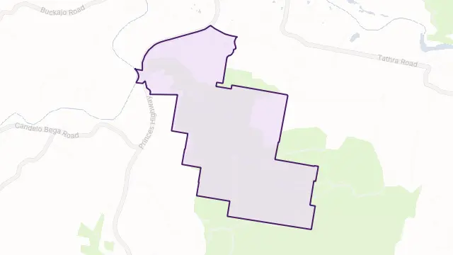 Black Range Area Boundary Map
