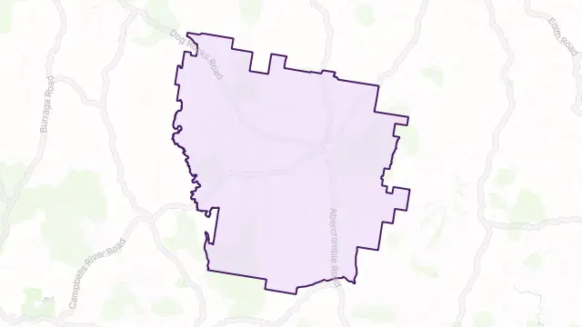 Black Springs Area Boundary Map