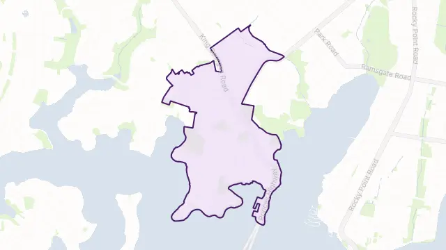 Blakehurst Area Boundary Map