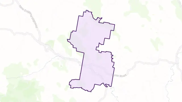 Blandford Area Boundary Map
