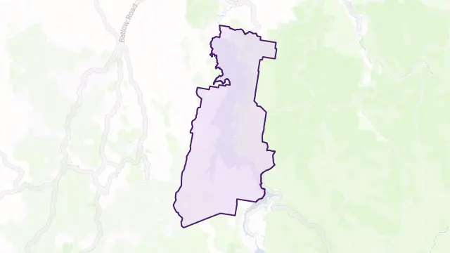 Blowering Area Boundary Map