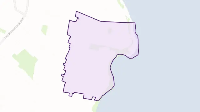 Blue Bay Area Boundary Map