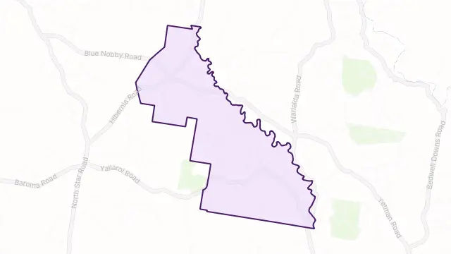 Blue Nobby Area Boundary Map