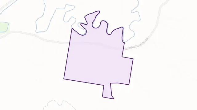 Boat Harbour Area Boundary Map
