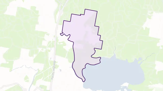 Bobs Creek Area Boundary Map