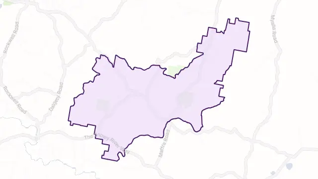 Bobundara Area Boundary Map