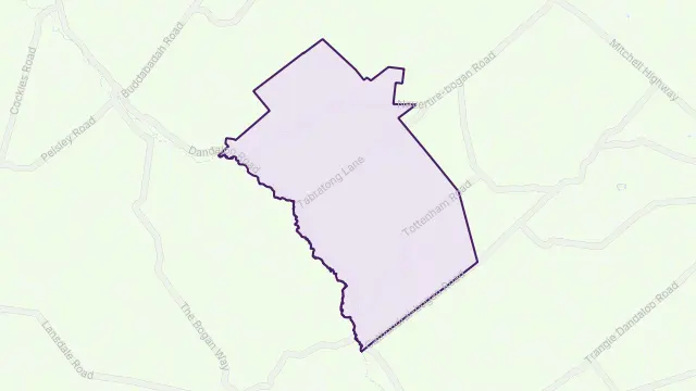 Bogan Area Boundary Map