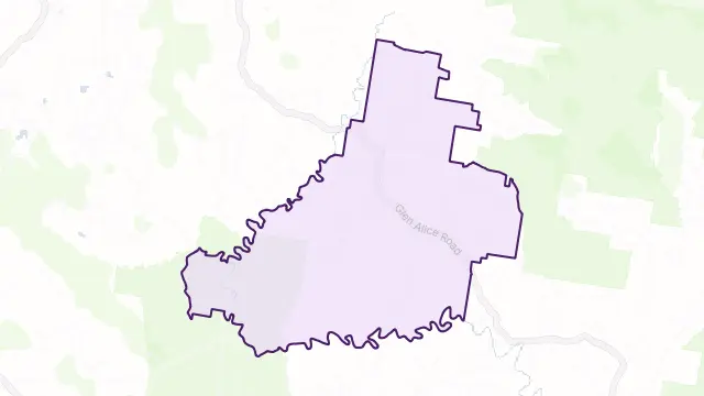 Bogee Area Boundary Map