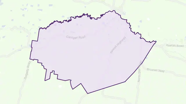 Boggabilla Area Boundary Map